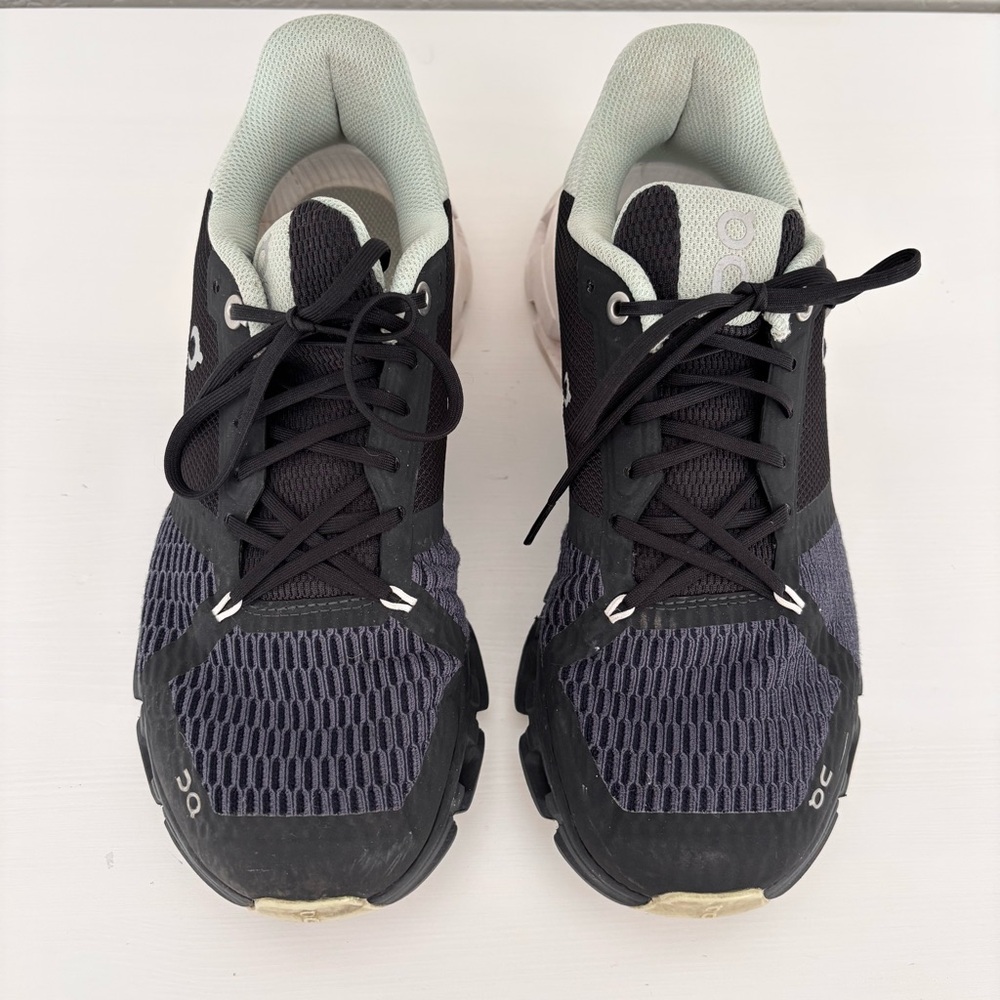 On Cloud Cloudflyer Black/ Teal Running Shoes Sz … - image 2